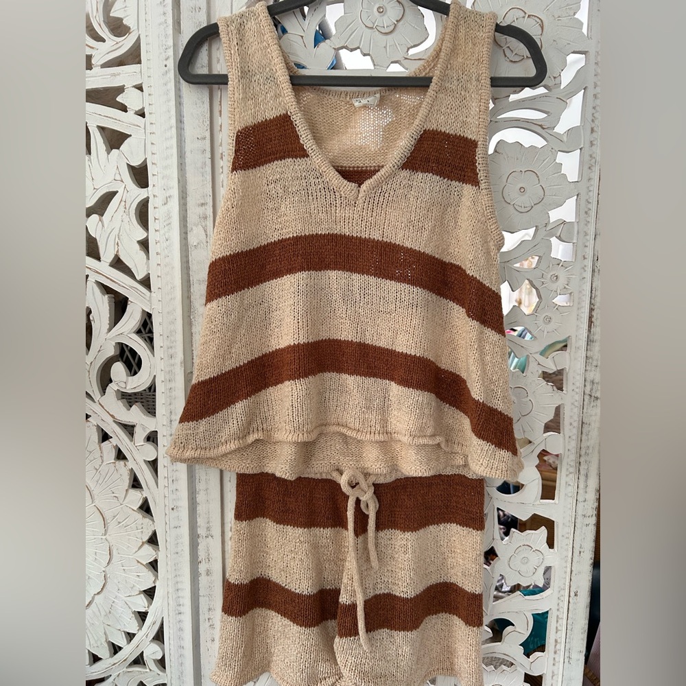 By Together Cream Knit Top